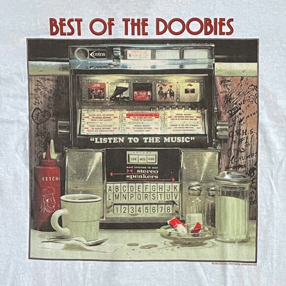 Vintage “Best Of The Doobies” Tour 1996 Doobie Bros. Event T-Shirt - Picture 3 of 8